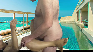 GETTING HOT AND WET IN THE SEA WITH ADAMANDEVE AND LUPO