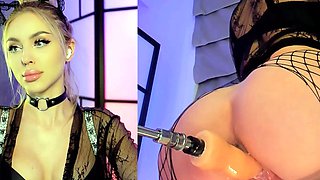 Blonde Dual Cam View by Her Fuck Machine