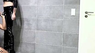 Lady Meli - German Dominatrix Sticks Her Strap-On Deep Into