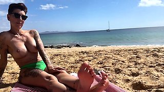 This brunette chick with nice big boobs and a pretty face is