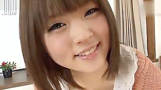 Asian brunette in porno video