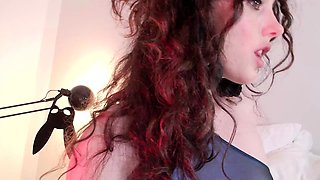 This sweet amateur ass rides an adult toy in the bathroom