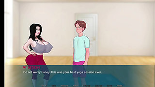 dabby and anon make hot romantic seen in summertime saga