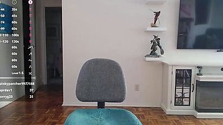 Non stop blonde with big boobs cock jerks off on the bed