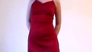 German Teen 18+ In Stockings Stuffs Her Ass With Dildo In Solo Action