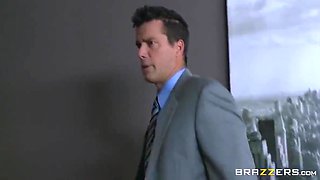 Black Stockings Secretary Hard Fucking With Eva Angelina