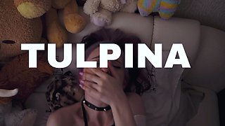 Pussy toying busty high heeled stunner solo pov masturbation