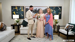 Eva Nyx has a threesome with her stepmom and her man