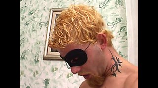 Skinny Horny Masked MILF Fucked and Cummed in Mouth by Young Amateur Monster Cock