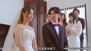Groom Gets Cucked By Sakura On His Wedding Night - AVJiali