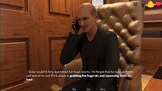 Female Employe Fun with Boss