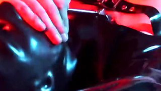 Latex-patient Gets an Anal Inspection in the Clinic Bed