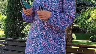 Amateur Blonde Mature Wife Enjoys Sex After Walking