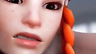 Madruga3d Intense Hardcore Anal Sex: Curvy White Girl Rides Massive Monster Cock with Sweet, Spicy Pleasure