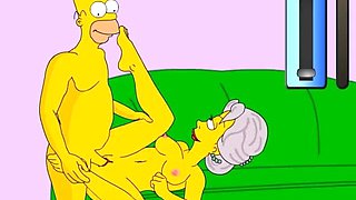 Homer's Happy Chance - Sex POV Cartoon P70 by Misskitty2k