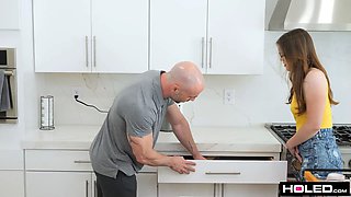 HOLED Babysitter Uses Her Butthole To Save Her Job - Ava Marina