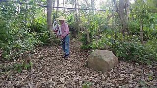 Busty Latina Stepdaughter Fucked Hard By Old Farmer In The Field - Homemade Amateur Sex