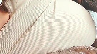 Split Tongue Goth PAWG Pennie Layne Loved Licking His Nipples While Jerking Him off! Pennie Layne Nipple Licking Handjob