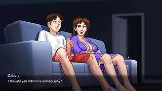 new step mom and step son  make amazing seen in summertime saga part 6
