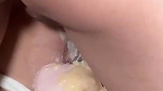 Kinky Enemas in My Diaper Before Piss and Cum in Mouth Humiliation