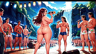 AI Generated Uncensored Anime Images Of Hot Indian Women in The Great Nude Musical Journey