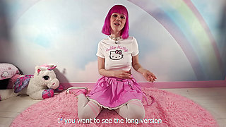 A Cute Cosplayer Has Her Anus Destroyed by Various Toys