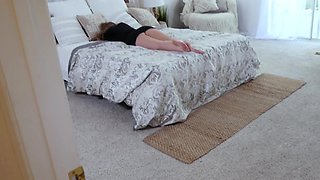Bitch is obsessed with the idea of enjoying stepdad's penis