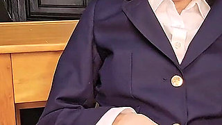 Chloe and Faye College Girl Threesome with the Principal