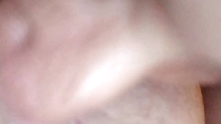 Giving a rich ass and pussy blowjob to my fat, slutty and hairy wife