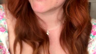 Big boobs milf masturbates with her dildo