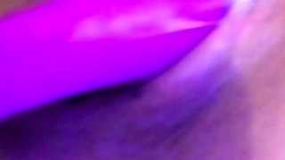 Black slut close up toy double