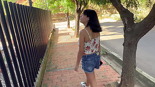 Casual Sex with a Stranger, I Invite a Young Latina to My Apartment to Fuck Her