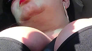 Sharing My Tits in Outdoor Public Route