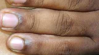 Desi MILF Wife Sucking Millk on Her Bobs by Her Husband