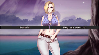 Divine Adventure - The Ford Blowjob and the Passionate Kiss with Android 18