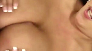 Big natural tits Latina stepmom seduce to fuck her hairy pussy