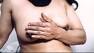 Hot Muslim Wife Boobs Playing and Fingering