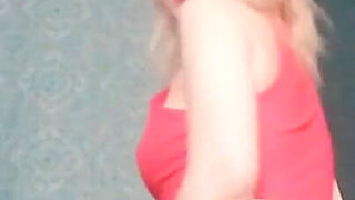 Home Morning With Striptease and Masturbation With Orgasm