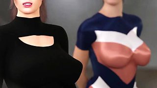Unseen Instincts 5 - Nicole Went Out for a Party... Caitlyn and Nicole Had a Moment in the Bathroom.