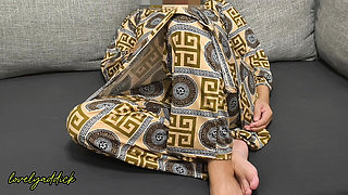 Asian Woman Waiting for Her Boy Friend to Come Home