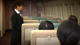 Haruka Miura does her best to satisfy the horny passenger