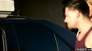 Blond Hair Girl wife runs an escort club for the neighborhood
