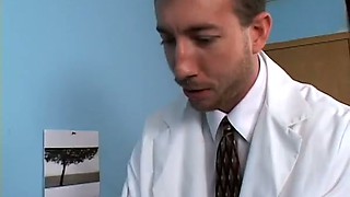 Nasty babe Baylee gets her shaved cunt licked by a doctor