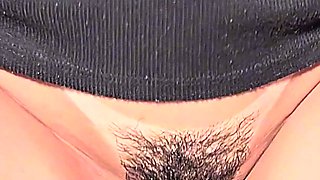 Perfect Reverse Cowgirl with Hairy Pussy.