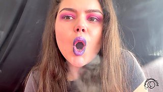 Smokey Seductress: Purple Passion Pink Cigars