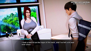 Waifu Academy  Beautiful busty redhead MILF nurse can cure all diseases with her magical big tits  Part 12