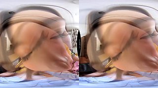 Beautiful asian humpette VR soul-stirring sex story