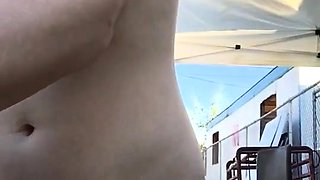 Amateur real small titted party teen slammed in gym class