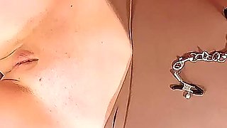 Tied-up Slave Girl, with Her Pussy Spread by Clamps and Clitoris Pumped up, Is Obliged to Reach Multiple Orgasms