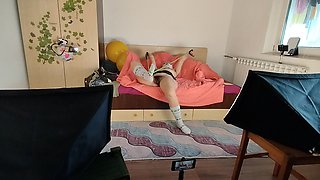 Amateur Mom Doing Yoga Naked, Hairy Pussy, Big Ass, Big Tits. Amateur Brunette Vibrator Massage Naked.